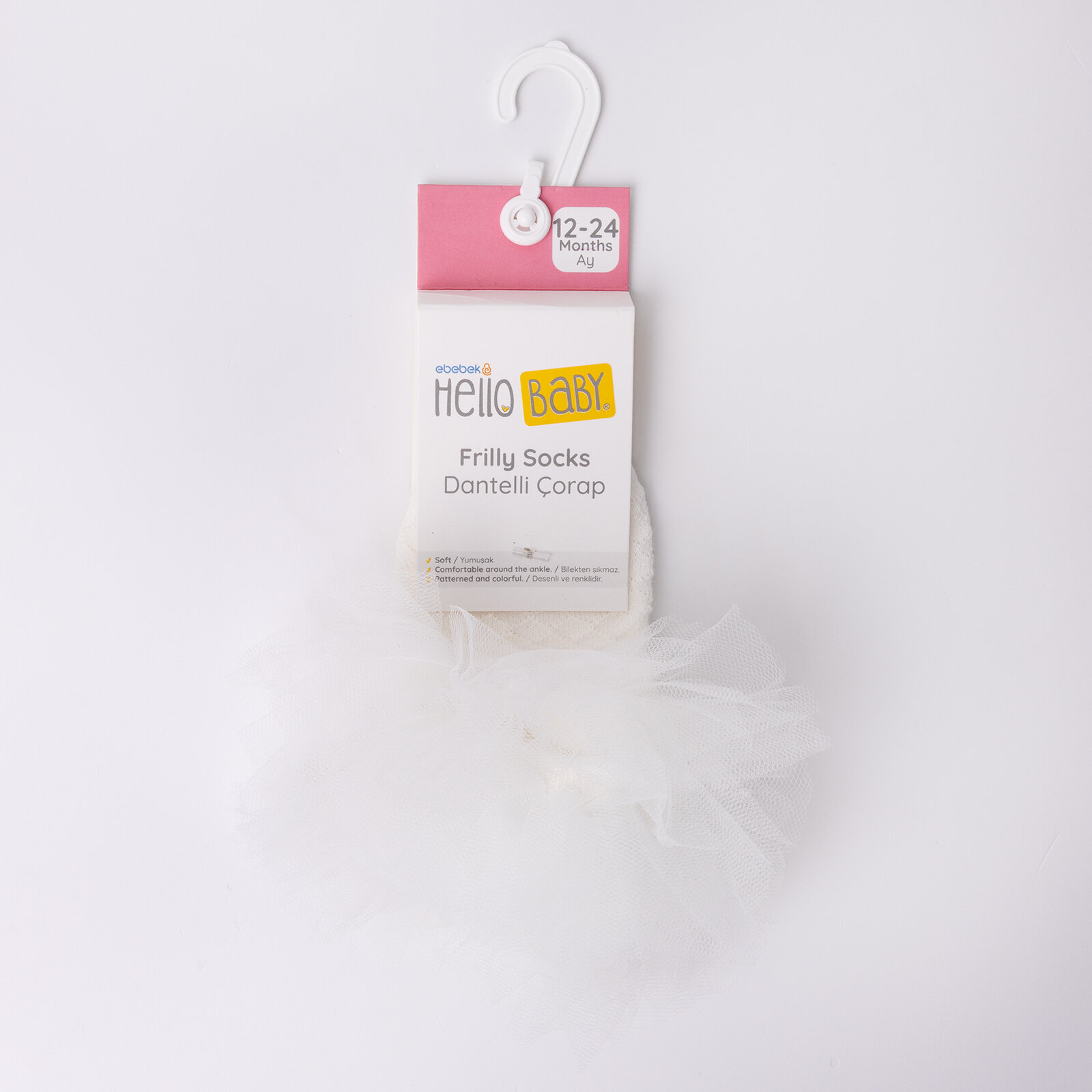 Kız Bebek Dantelli Çorap