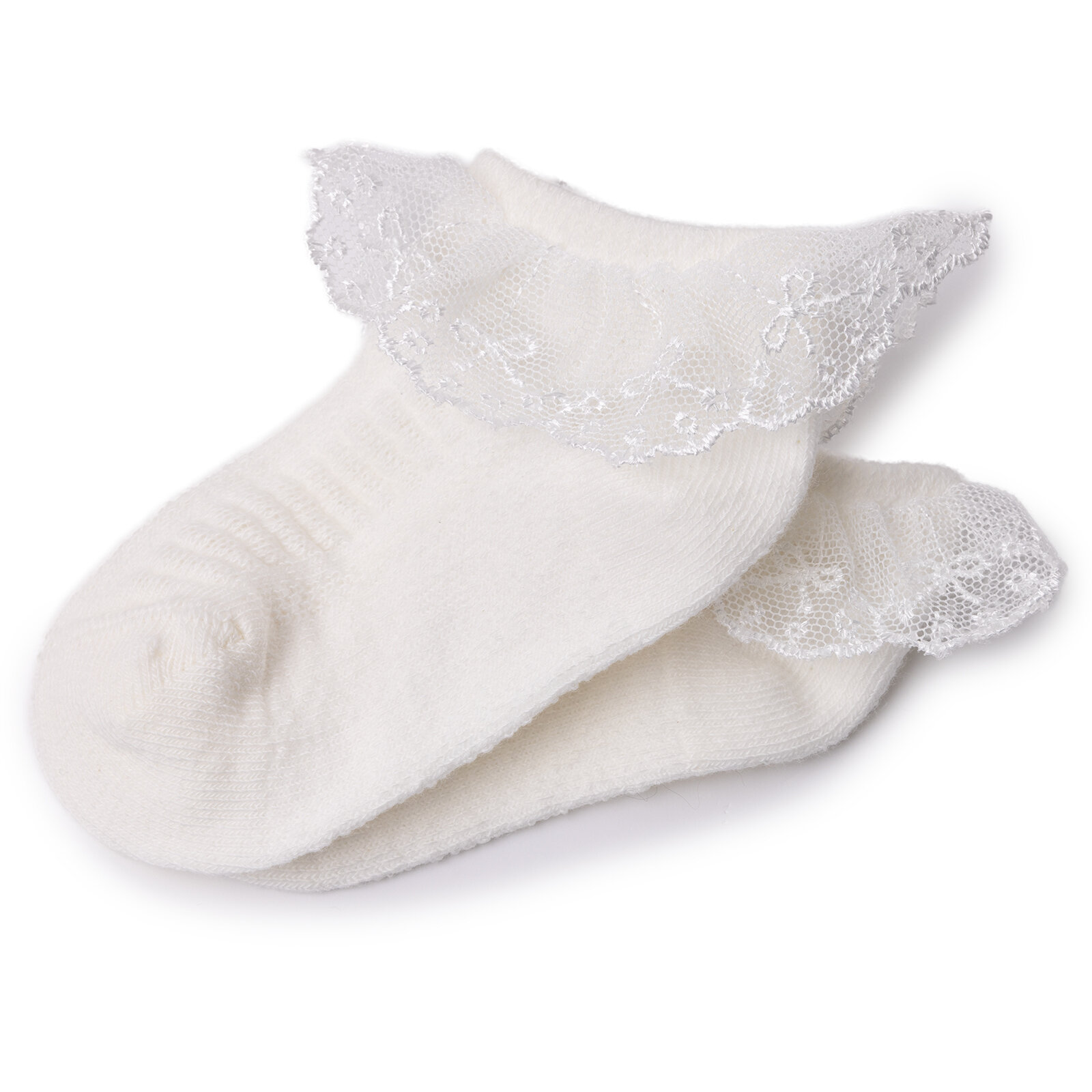 Kız Bebek Dantelli Çorap