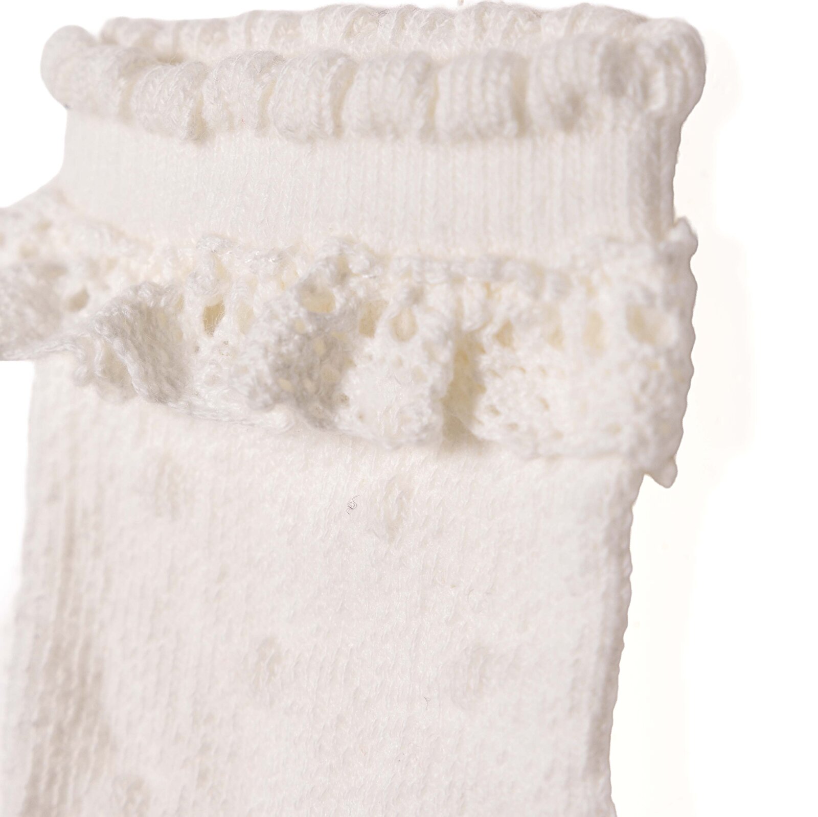 Kız Bebek Dantelli Çorap