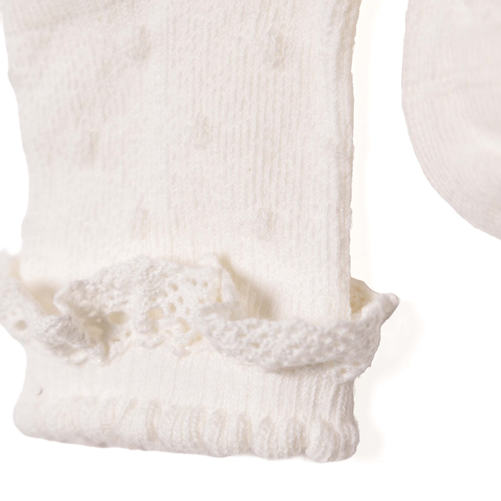 Kız Bebek Dantelli Çorap