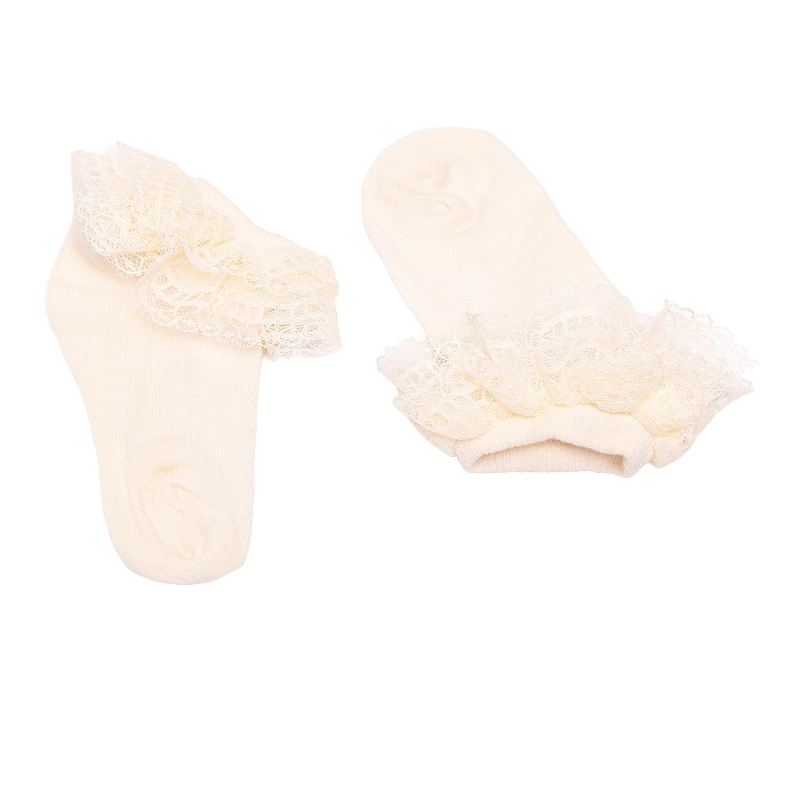 Kız Bebek Dantelli Çorap