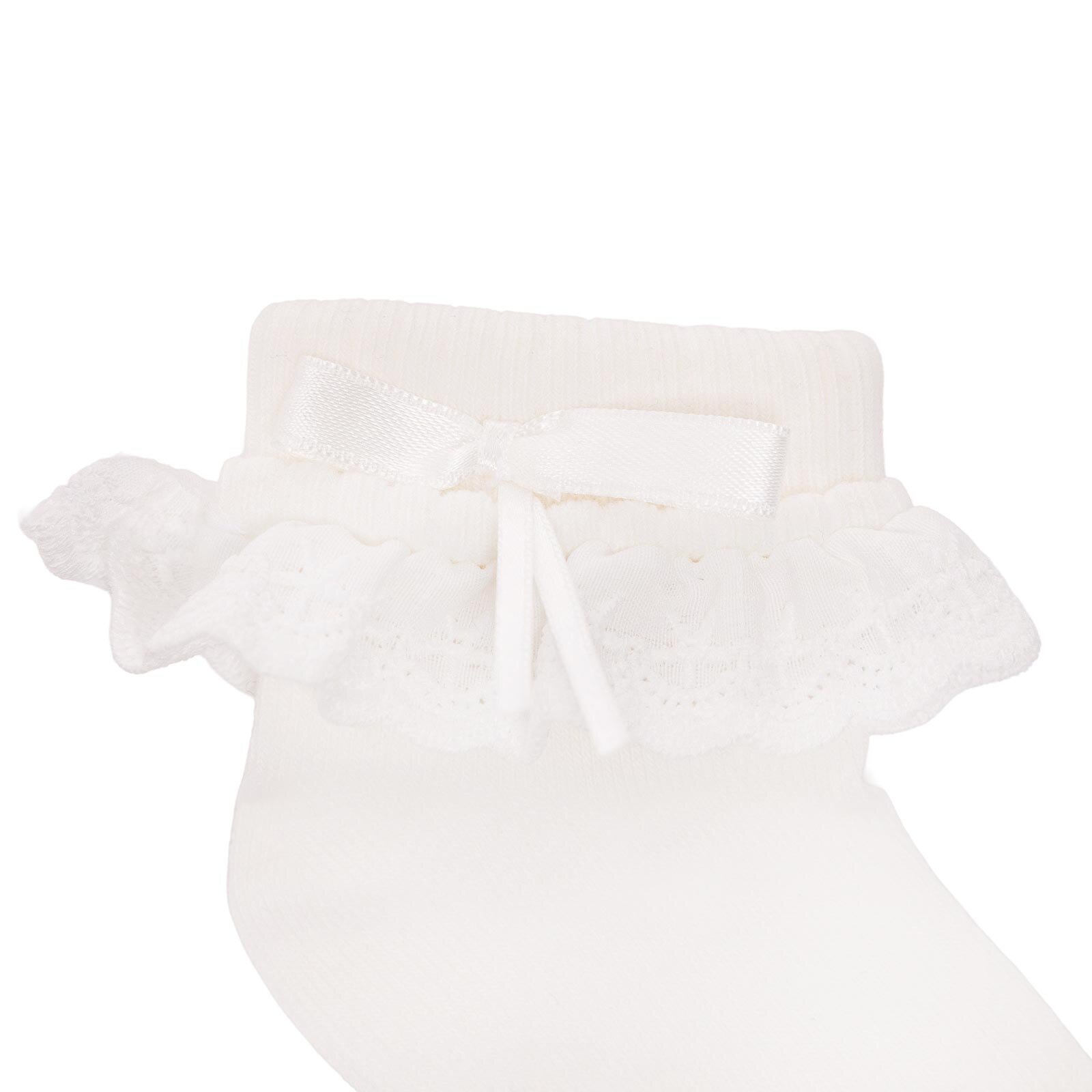 Kız Bebek Dantelli Çorap