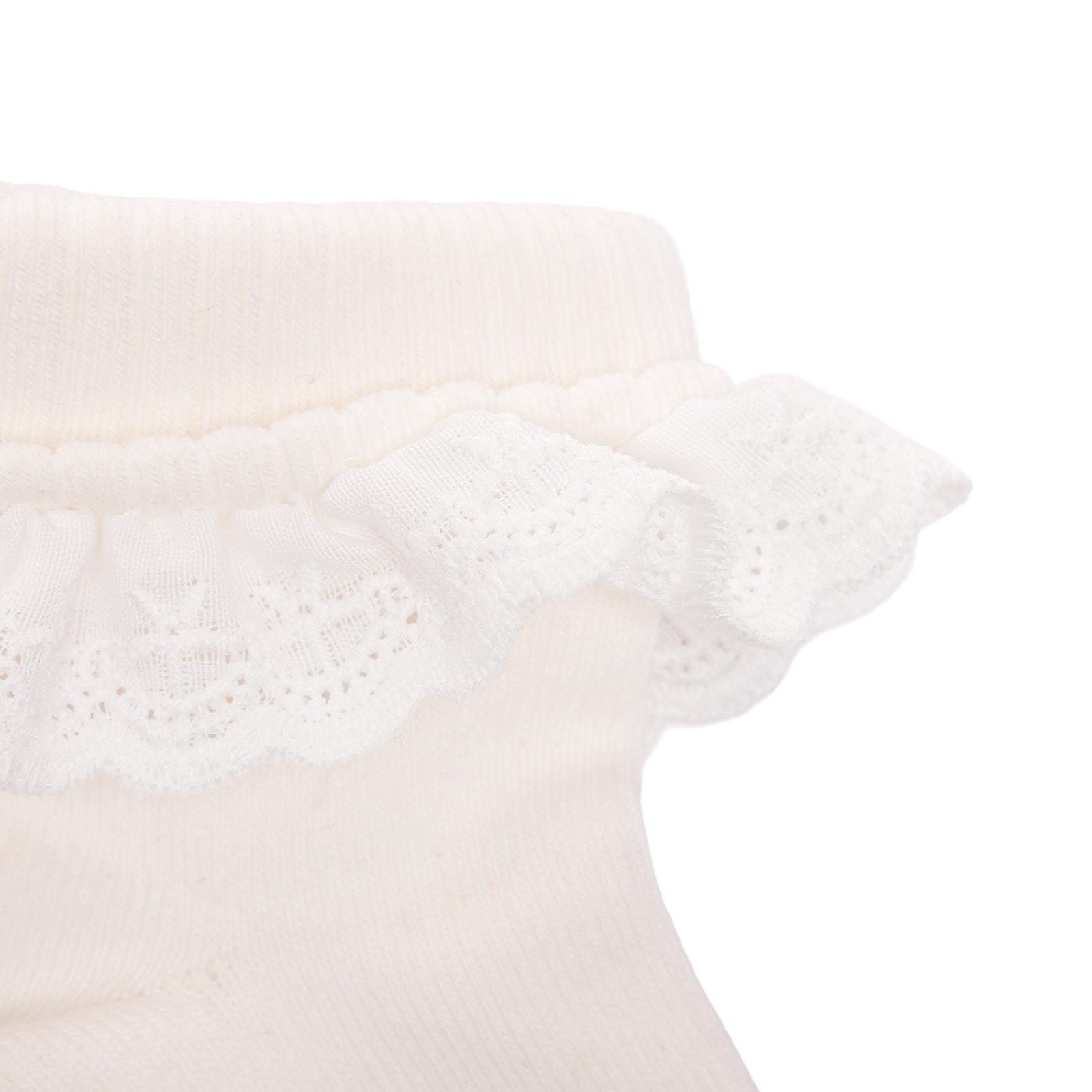 Kız Bebek Dantelli Çorap