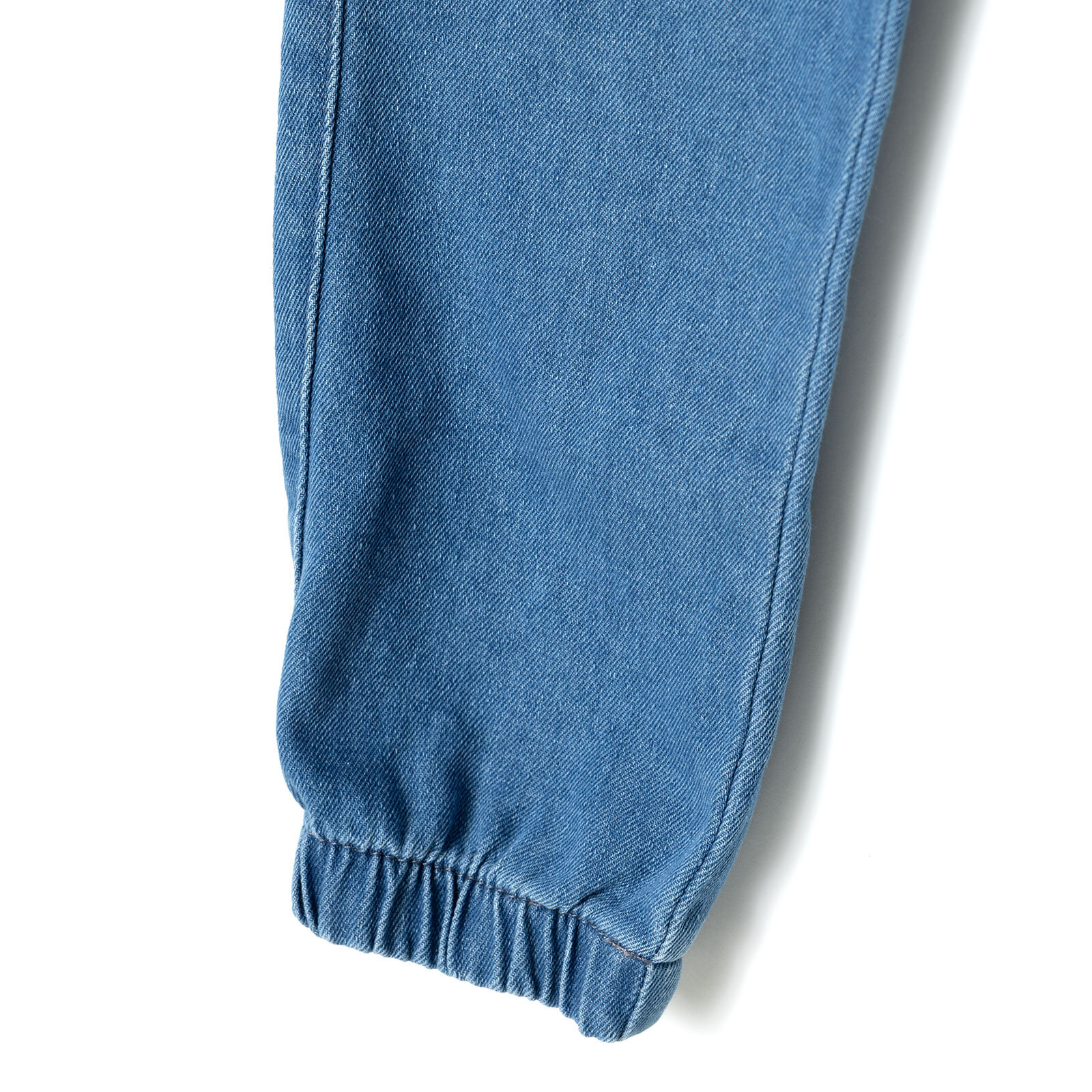 Kız Bebek Denim Pantolon Lastikli Paça