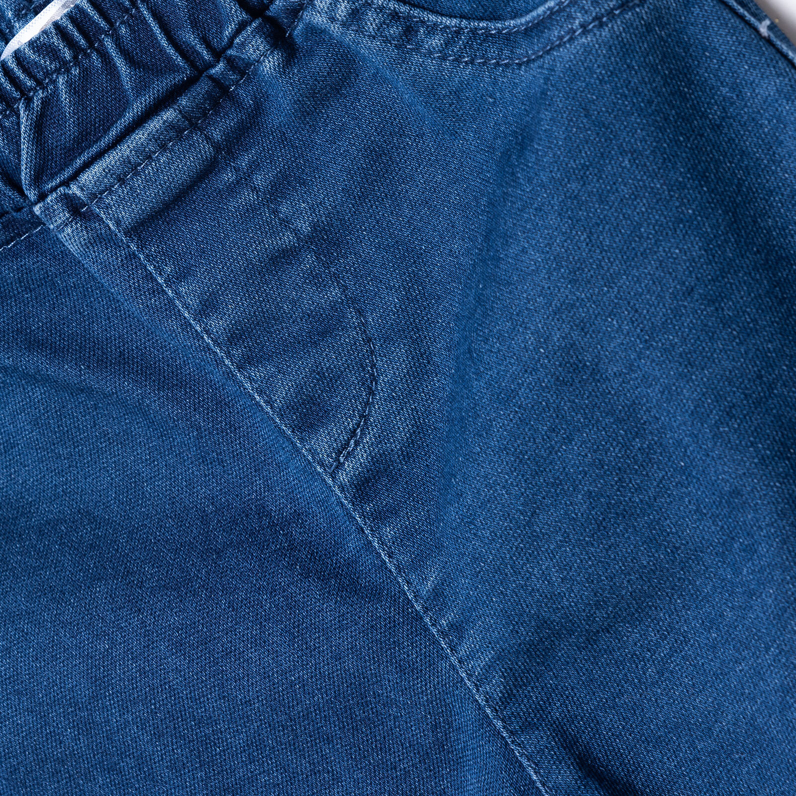 Kız Bebek Denim Pantolon Reçme Paça