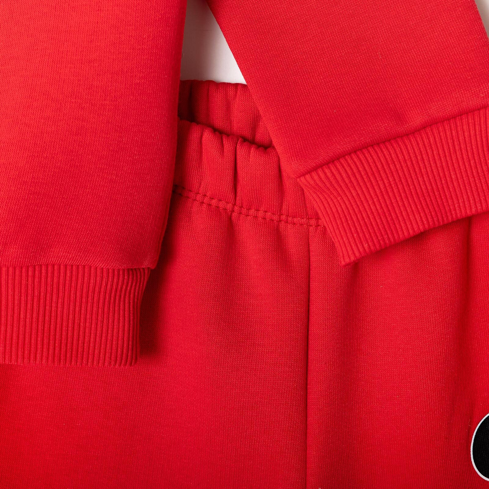 Kız Bebek DISNEY Eşofman Takımı Şardonlu Üç İplik Bisiklet Yaka Uzun Kol Lastikli Paça