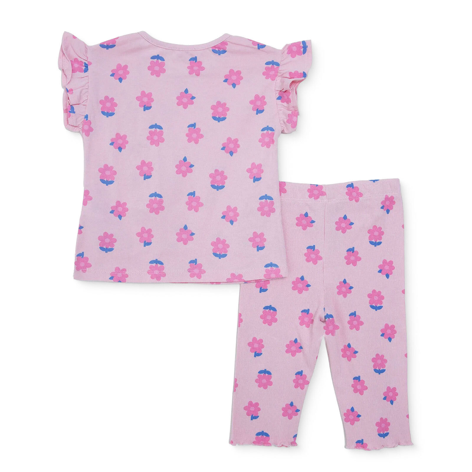 Ditsy Flower Bluz-Tayt