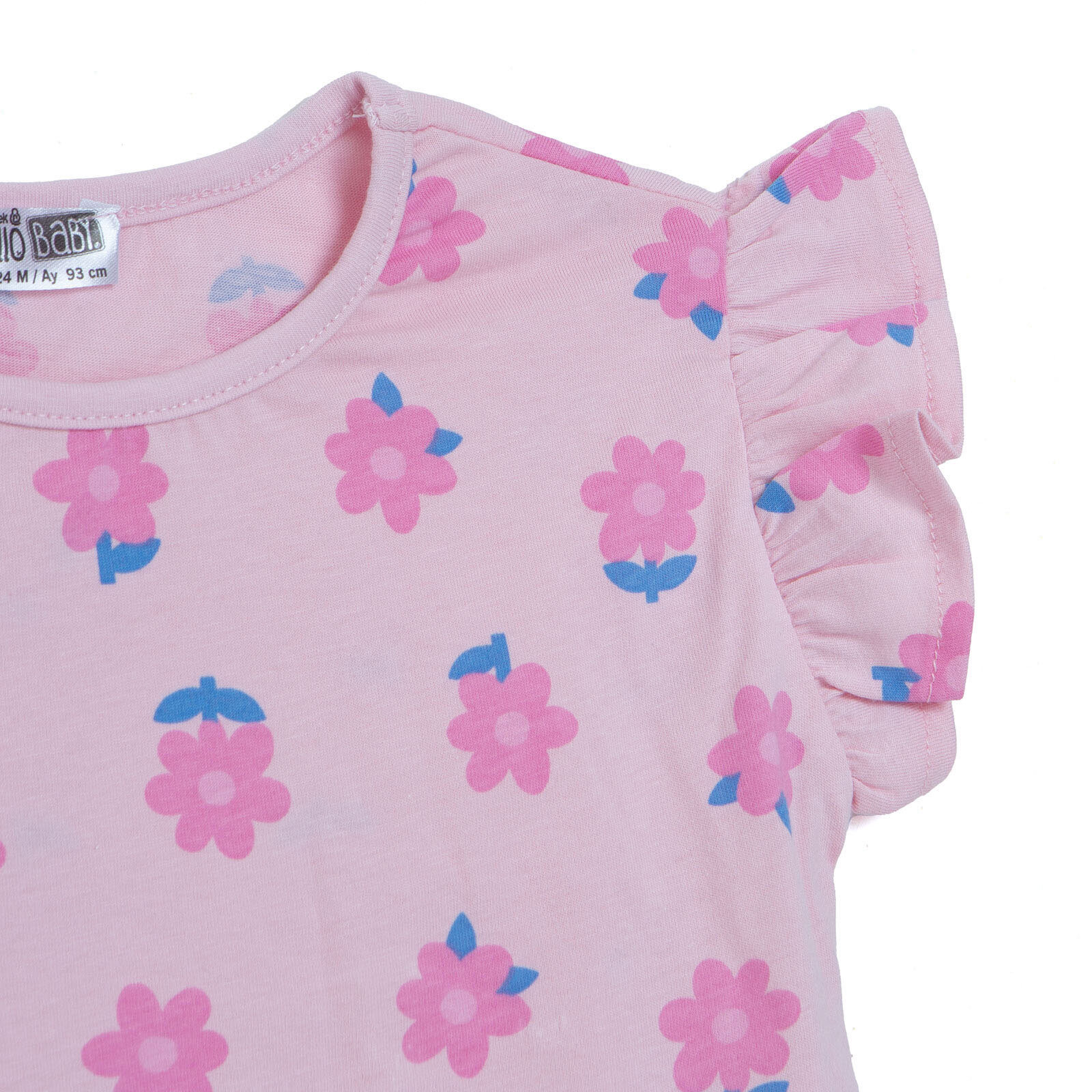 Ditsy Flower Bluz-Tayt