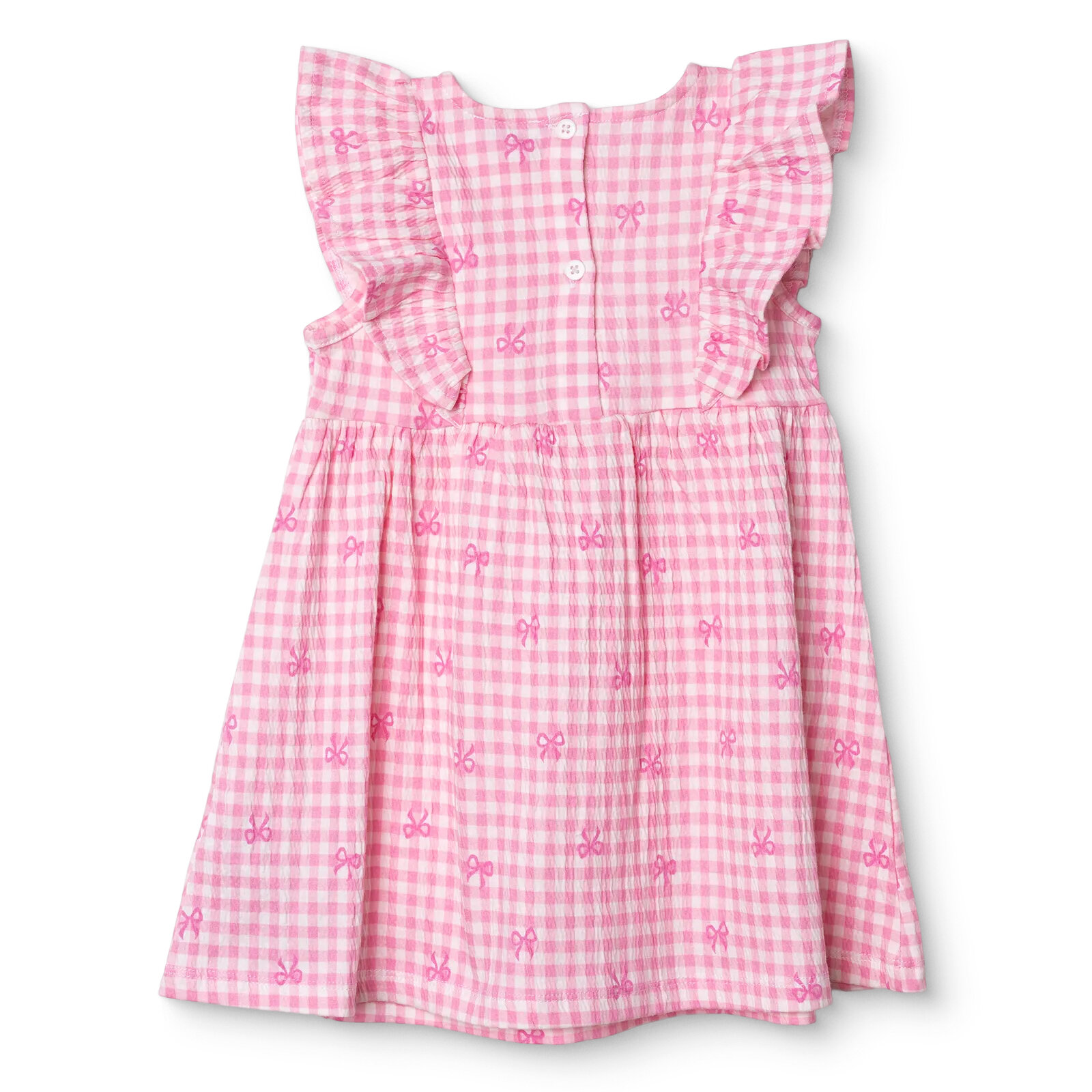 Kız Bebek Ditsy Flower Elbise Süprem Bisiklet Yaka Kısa Kol Kız Bebek Ditsy Flower Elbise Süprem Bisiklet Yaka Kısa Kol