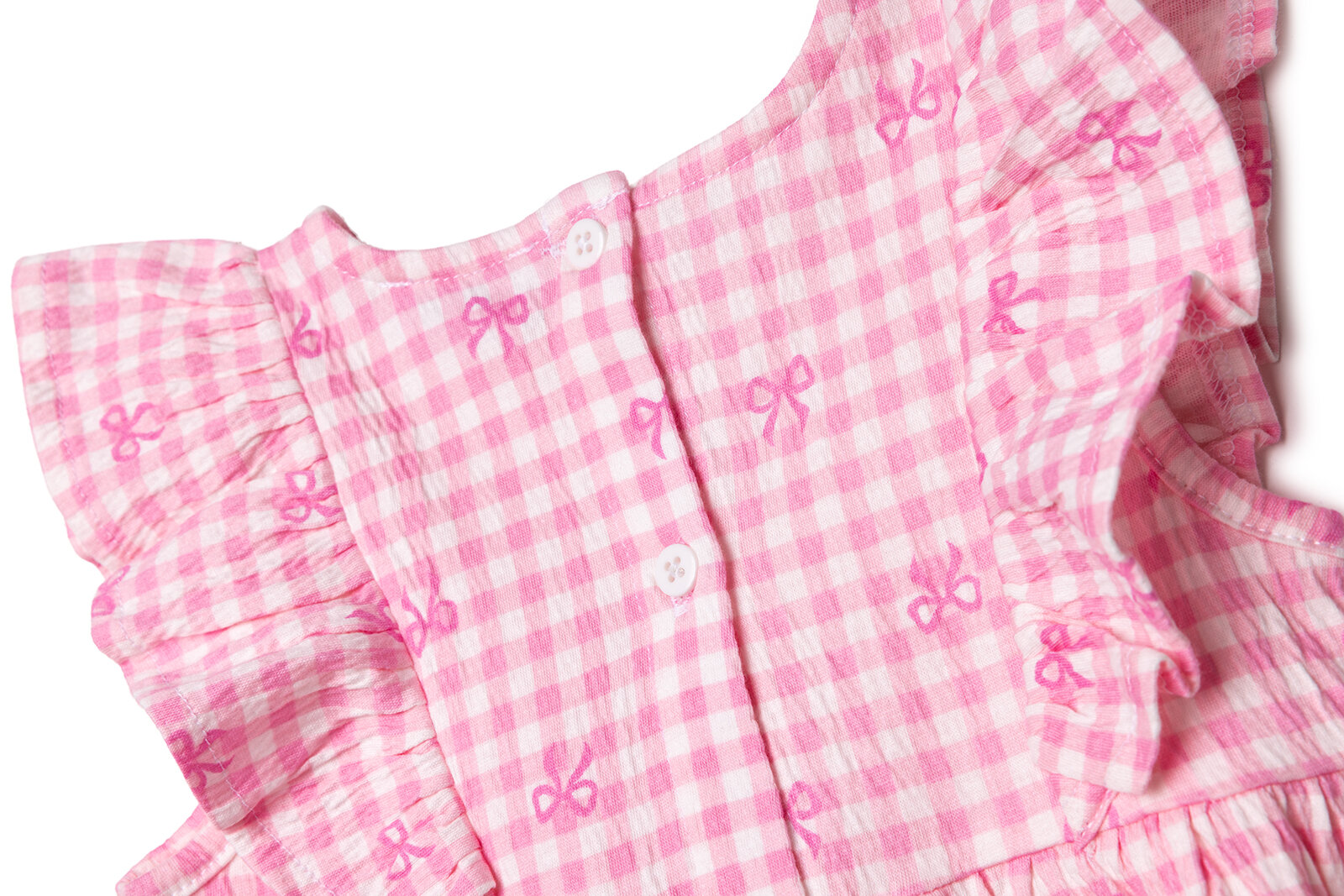 Kız Bebek Ditsy Flower Elbise Süprem Bisiklet Yaka Kısa Kol Kız Bebek Ditsy Flower Elbise Süprem Bisiklet Yaka Kısa Kol