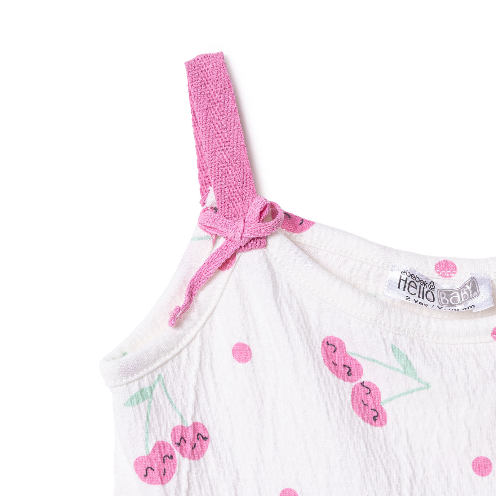 Kız Bebek Elbise Bisiklet Yaka Atlet Kol