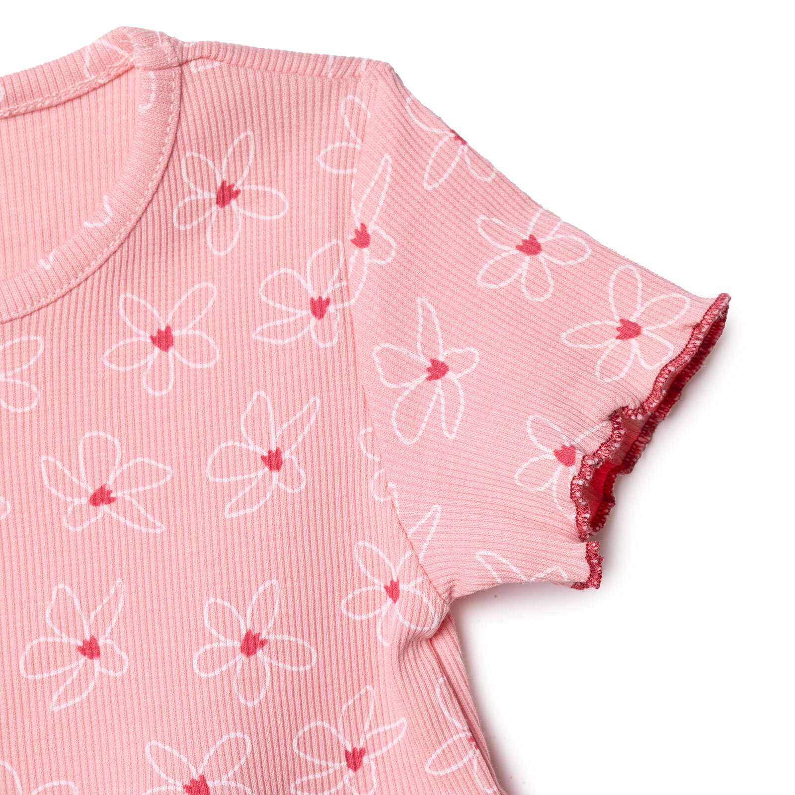 Kız Bebek Elbise Bisiklet Yaka Kısa Kol Kız Bebek Elbise Bisiklet Yaka Kısa Kol