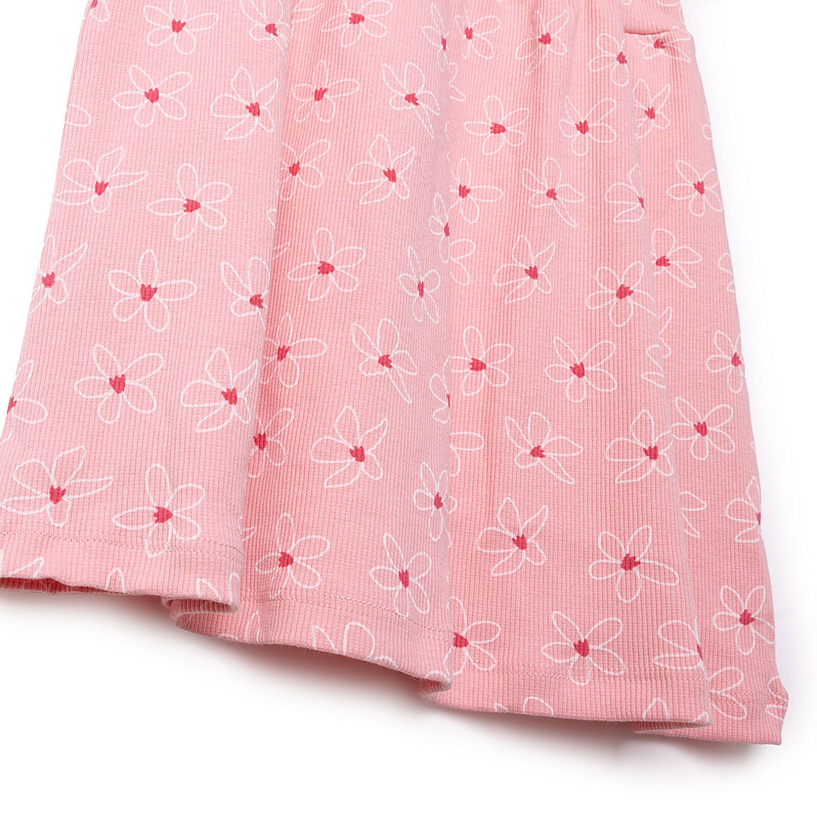 Kız Bebek Elbise Bisiklet Yaka Kısa Kol Kız Bebek Elbise Bisiklet Yaka Kısa Kol