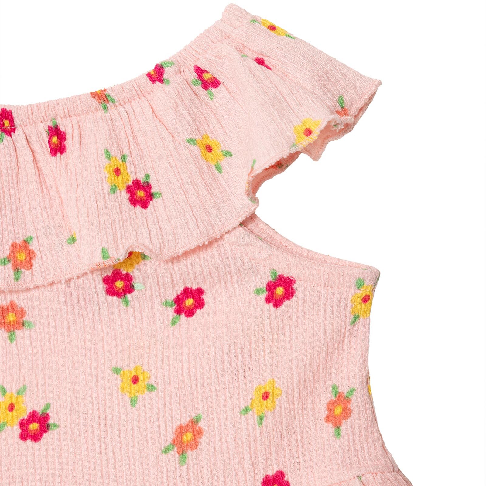 Kız Bebek Elbise Fırfırlı Yaka Atlet Kol Kız Bebek Elbise Fırfırlı Yaka Atlet Kol