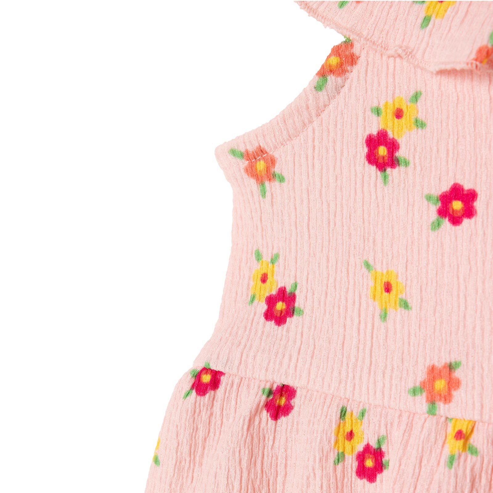 Kız Bebek Elbise Fırfırlı Yaka Atlet Kol Kız Bebek Elbise Fırfırlı Yaka Atlet Kol