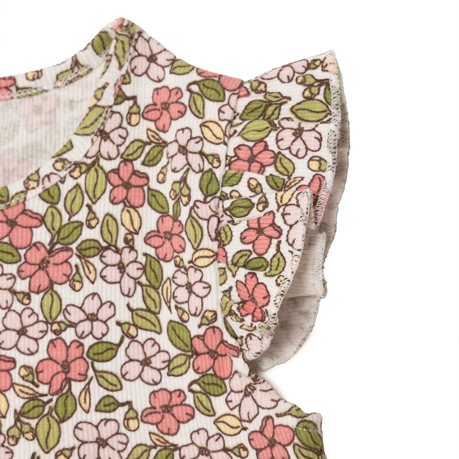 Kız Bebek Elbise Kaşkorse Bisiklet Yaka Atlet Kol