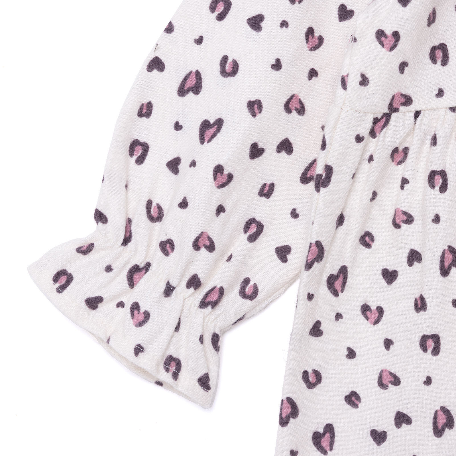 Kız Bebek Elbise Bisiklet Yaka Uzun Kol