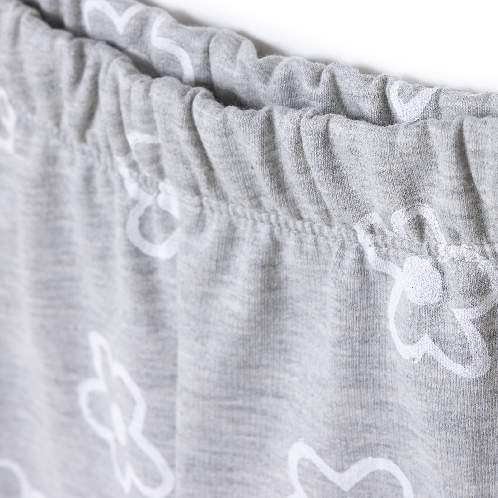 Kız Bebek Eşofman Takımı İki İplik Bisiklet Yaka Uzun Kol Lastikli Paça