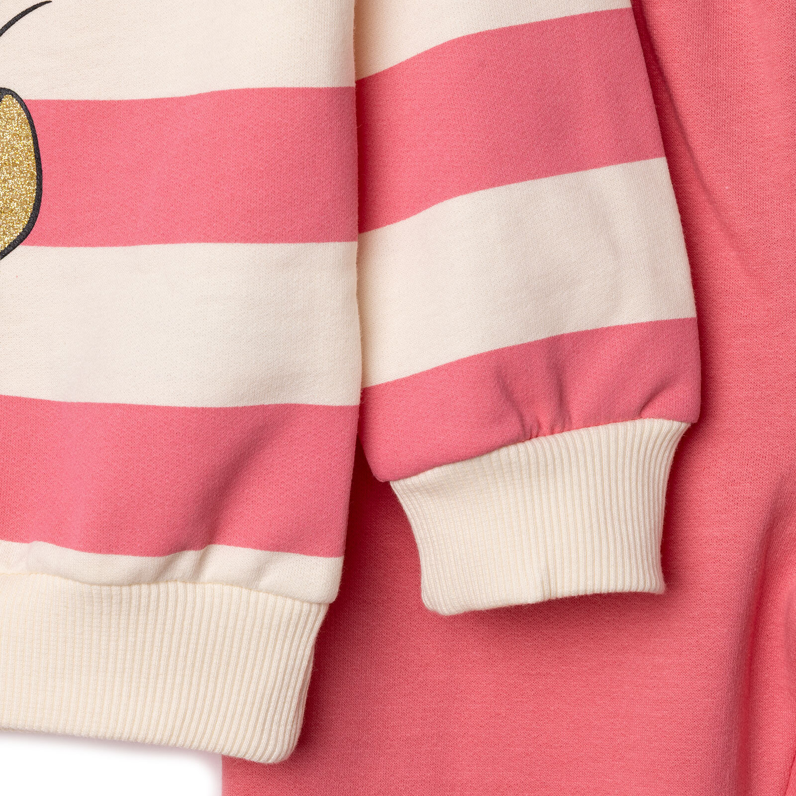 Kız Bebek Eşofman Takımı İki İplik Bisiklet Yaka Uzun Kol Ribanalı Paça