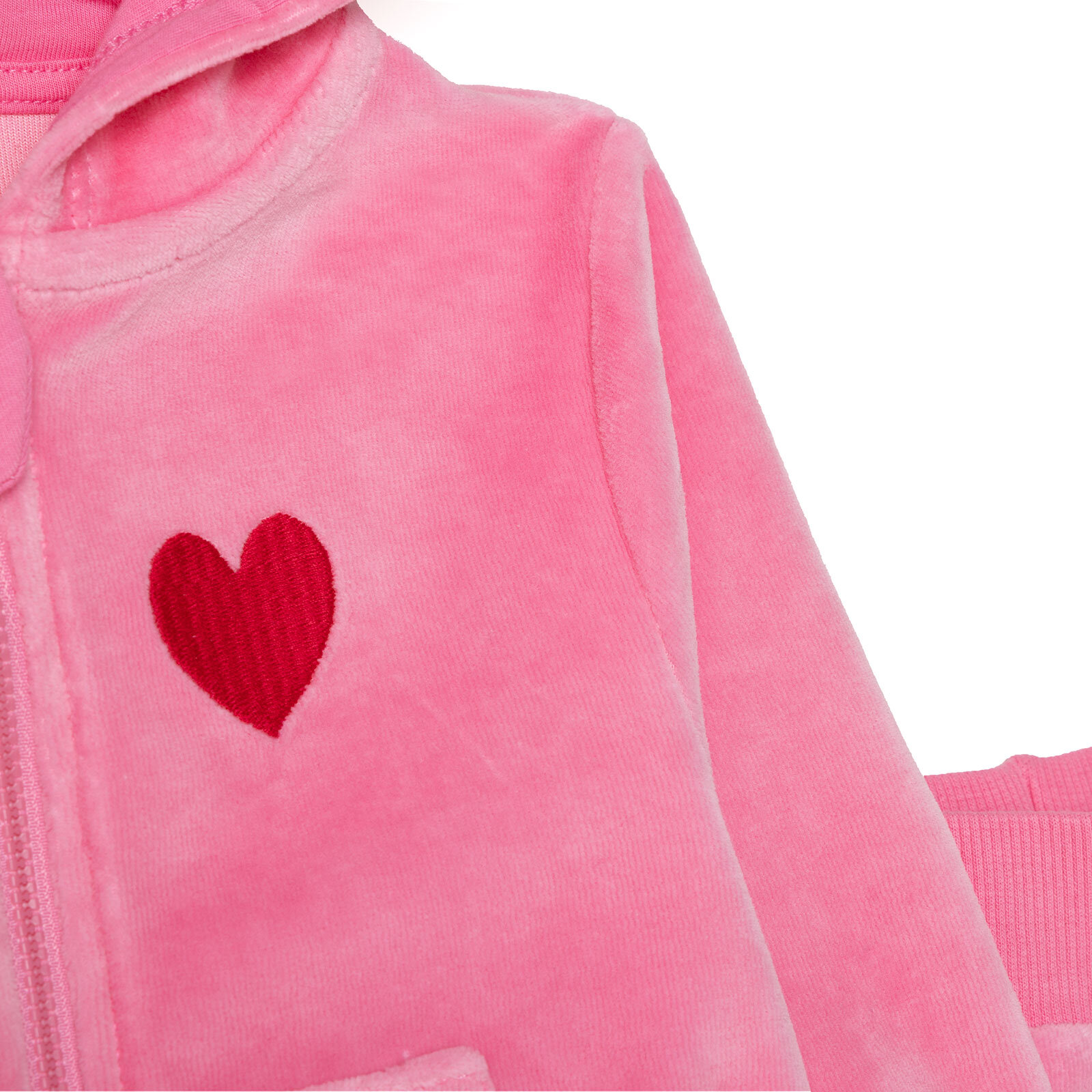 Kız Bebek Eşofman Takımı İki İplik Kapüşonlu Yaka Uzun Kol Lastikli Paça Kız Bebek Eşofman Takımı İki İplik Kapüşonlu Yaka Uzun Kol Lastikli Paça