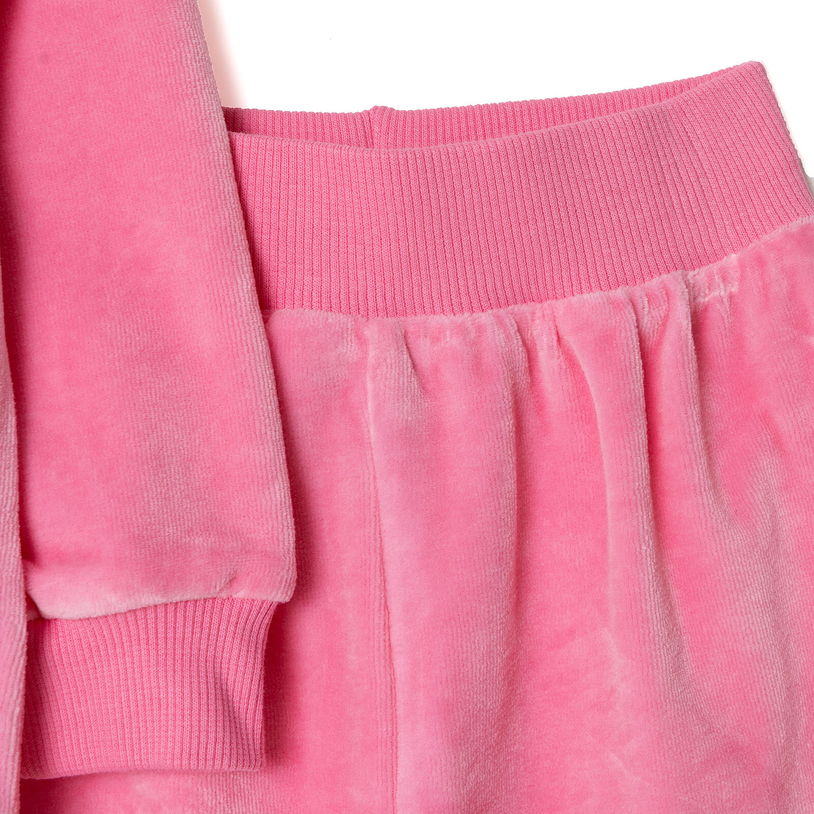 Kız Bebek Eşofman Takımı İki İplik Kapüşonlu Yaka Uzun Kol Lastikli Paça Kız Bebek Eşofman Takımı İki İplik Kapüşonlu Yaka Uzun Kol Lastikli Paça