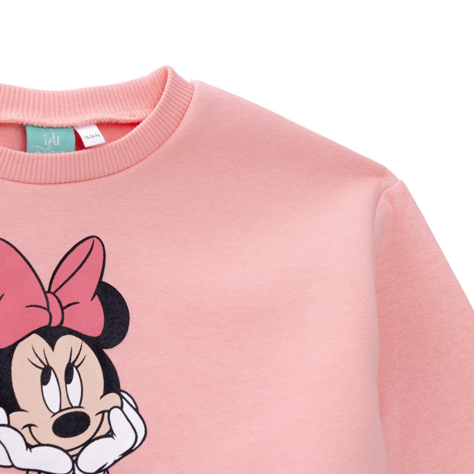 Kız Bebek Eşofman Takımı Üç İplik Bisiklet Yaka Uzun Kol Ribanalı Paça Kız Bebek Eşofman Takımı Üç İplik Bisiklet Yaka Uzun Kol Ribanalı Paça