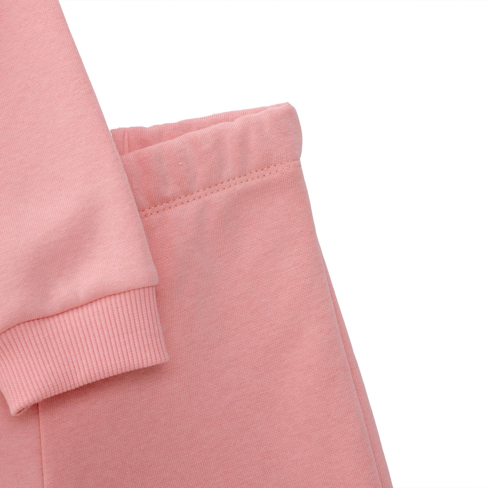 Kız Bebek Eşofman Takımı Üç İplik Bisiklet Yaka Uzun Kol Ribanalı Paça Kız Bebek Eşofman Takımı Üç İplik Bisiklet Yaka Uzun Kol Ribanalı Paça