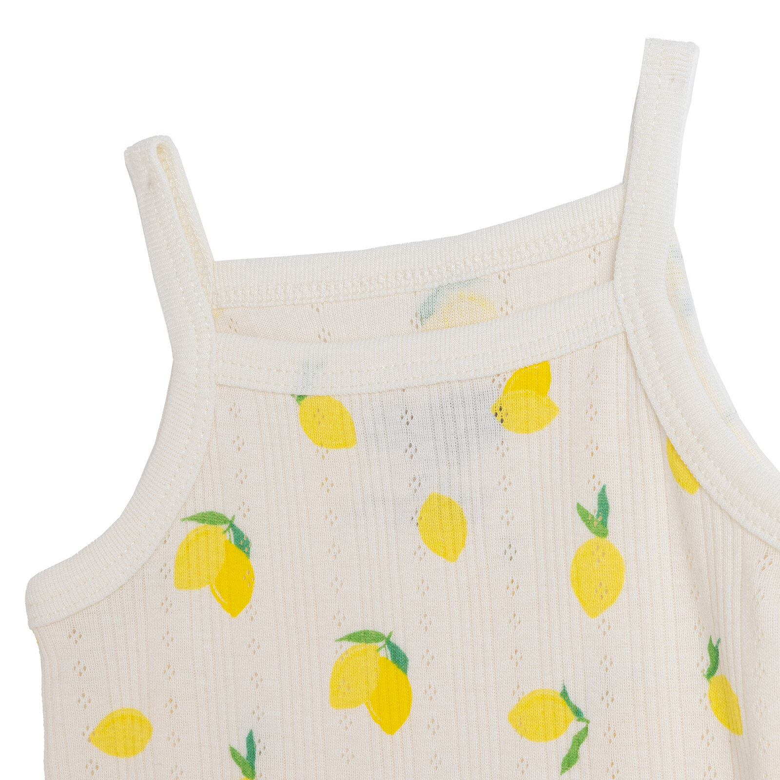 Kız Bebek Jakarlı İp Askılı Body Bisiklet Yaka İp Askılı