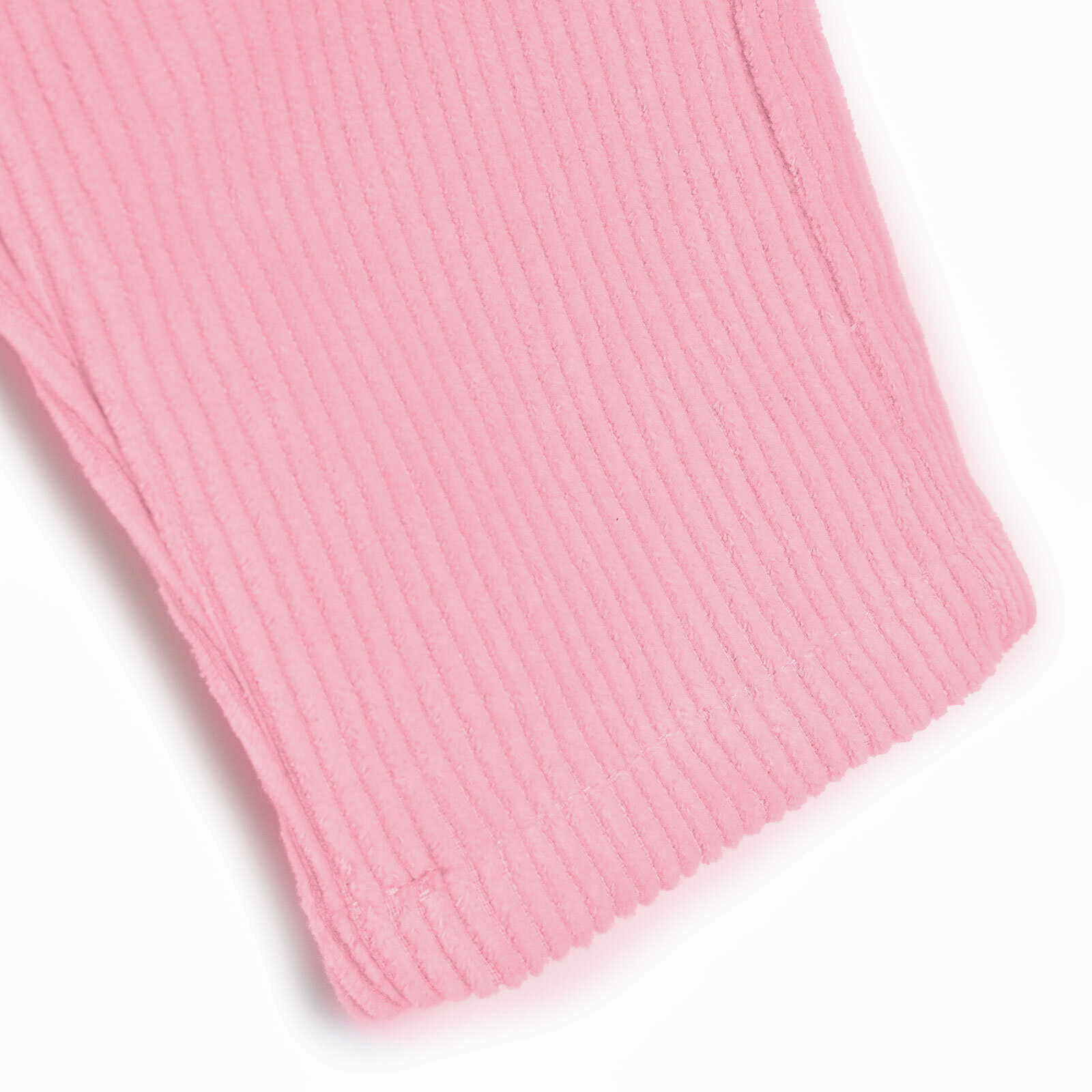 Kız Bebek Kadife Pantolon Düğmeli Reçme Paça