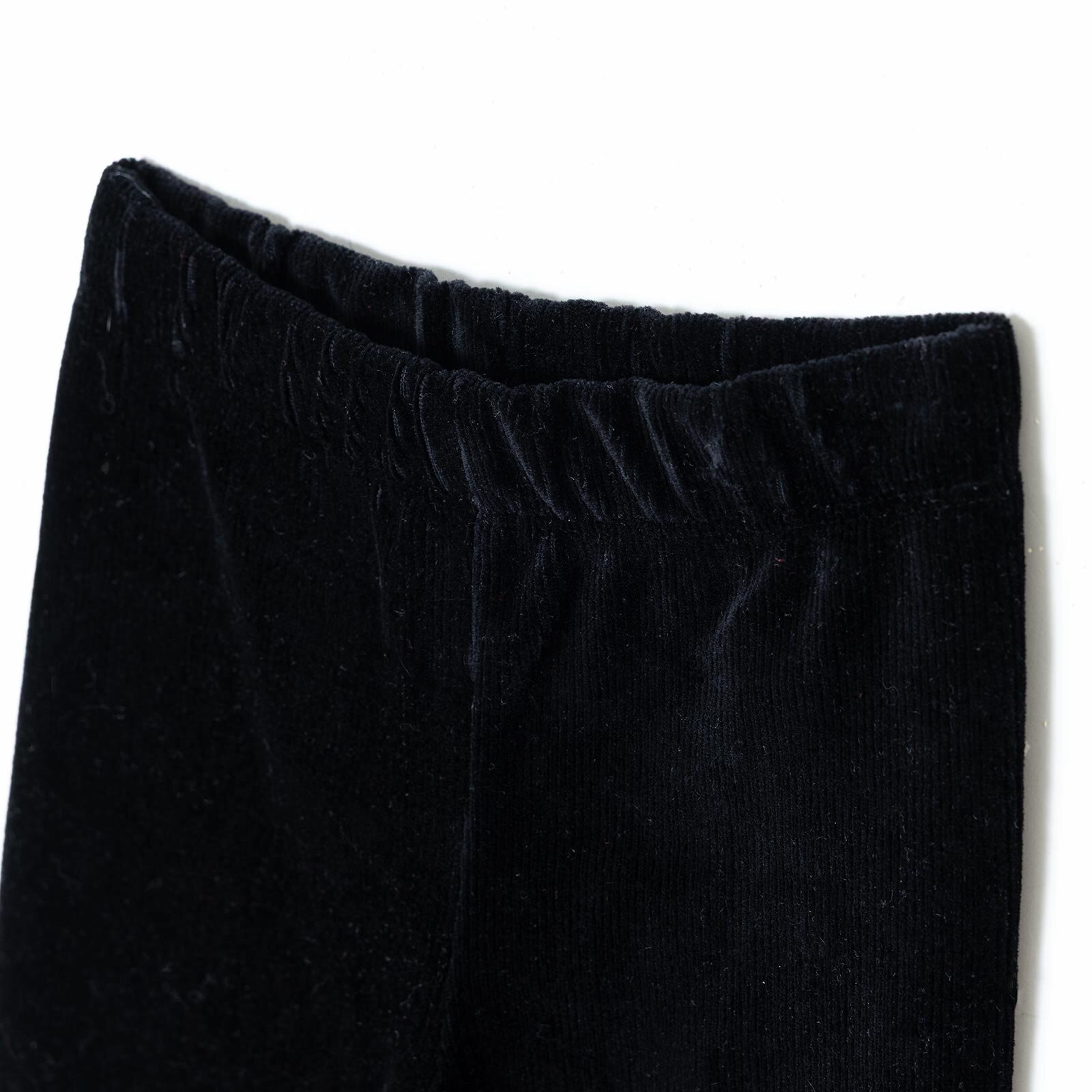 Kız Bebek Kadife Tayt Reçme Paça