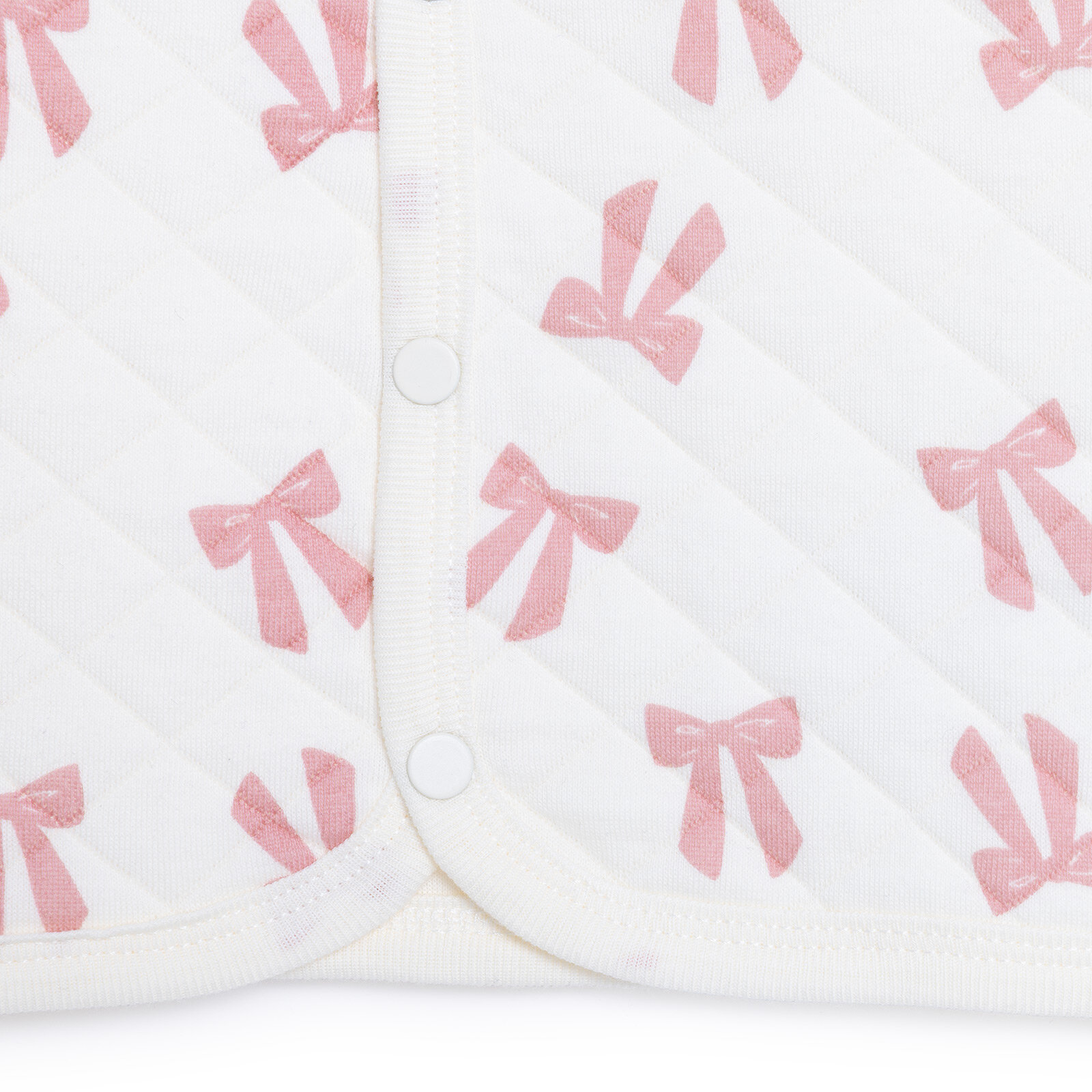 Kız Bebek Kapitone Yelek V Yaka Atlet Kol