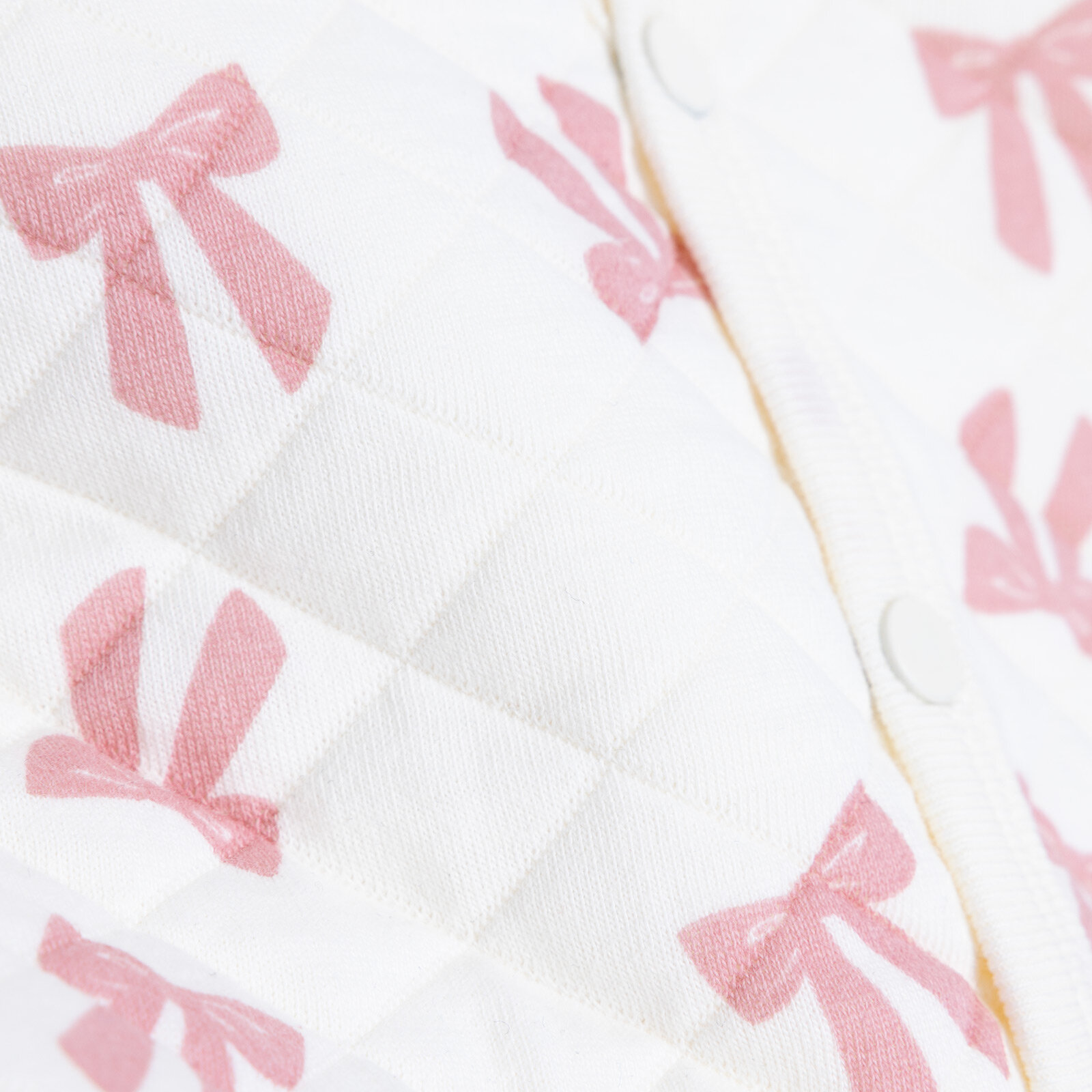 Kız Bebek Kapitone Yelek V Yaka Atlet Kol