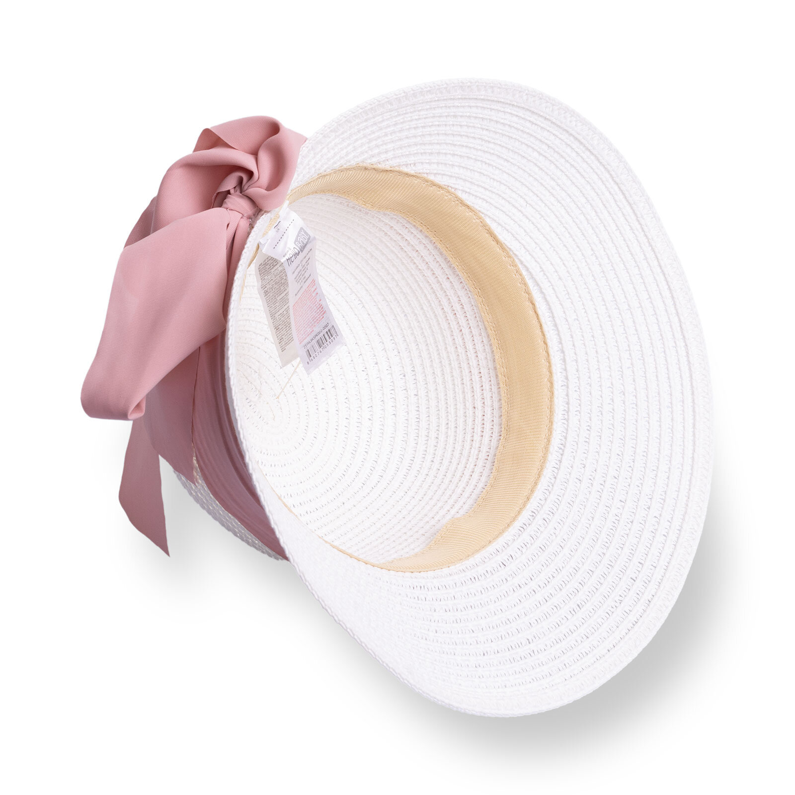 Kız Bebek Kep Model Kurdeleli Hasır Şapka Kız Bebek Kep Model Kurdeleli Hasır Şapka