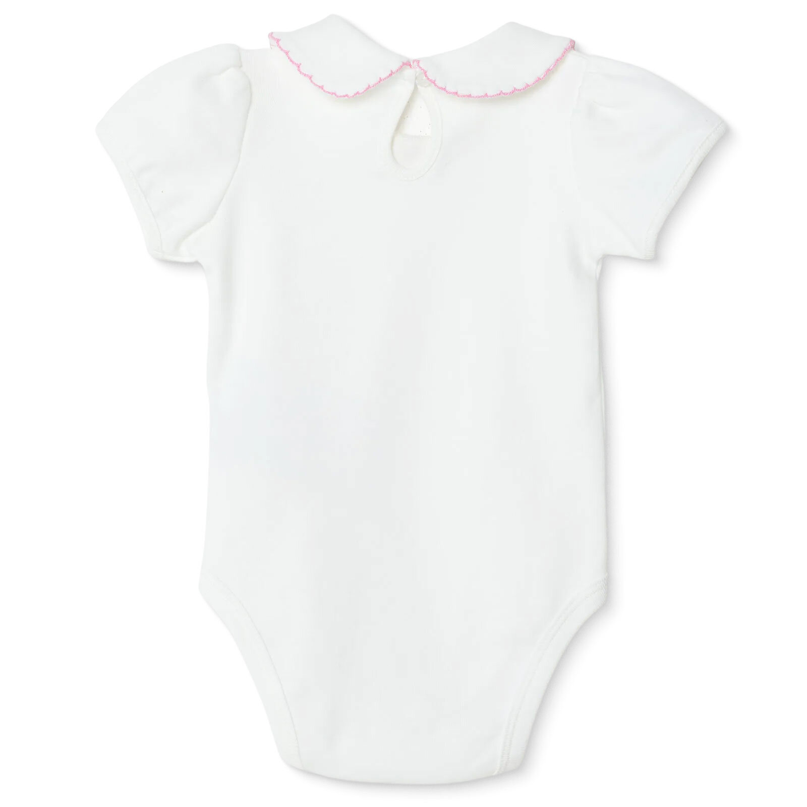 Kız Bebek Kısa Kol Body Bebe Yaka
