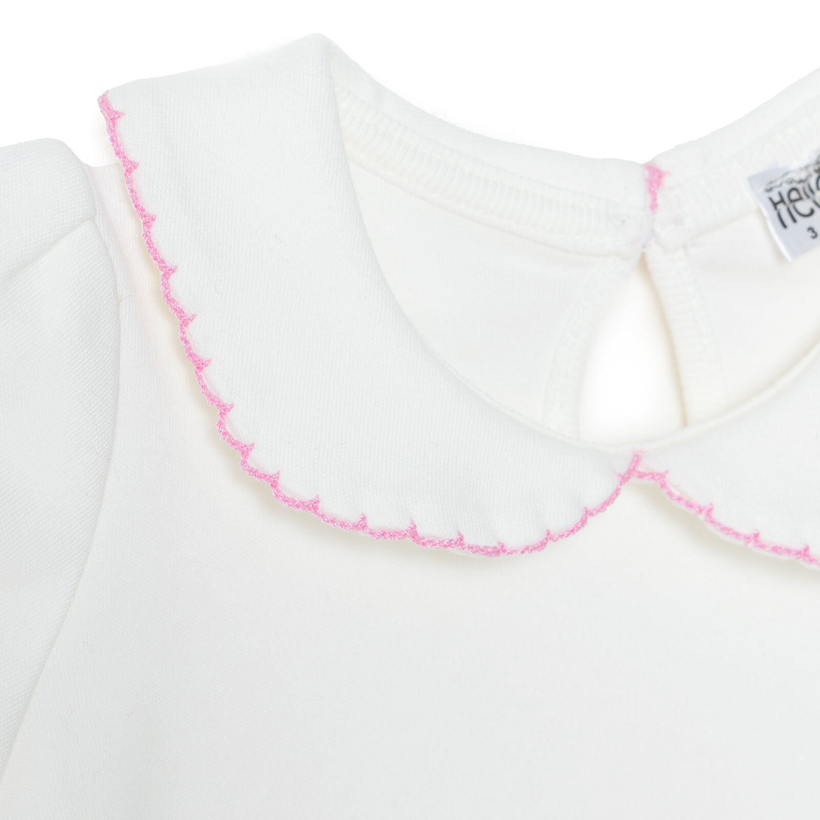 Kız Bebek Kısa Kol Body Bebe Yaka