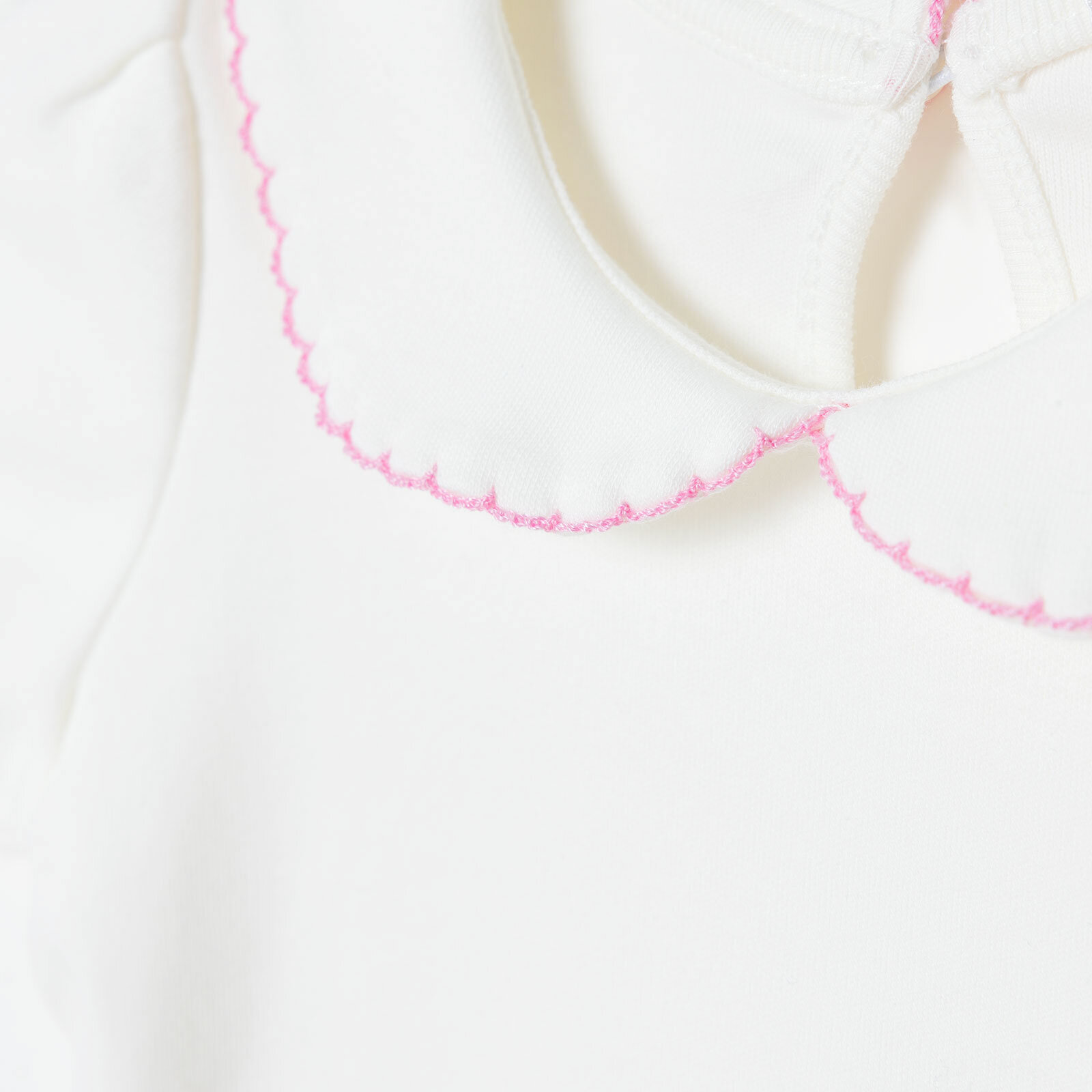 Kız Bebek Kısa Kol Body Bebe Yaka