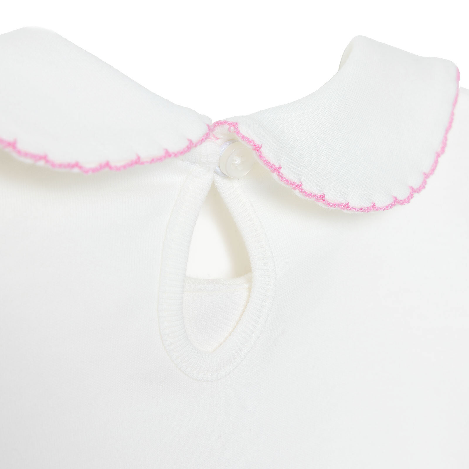 Kız Bebek Kısa Kol Body Bebe Yaka