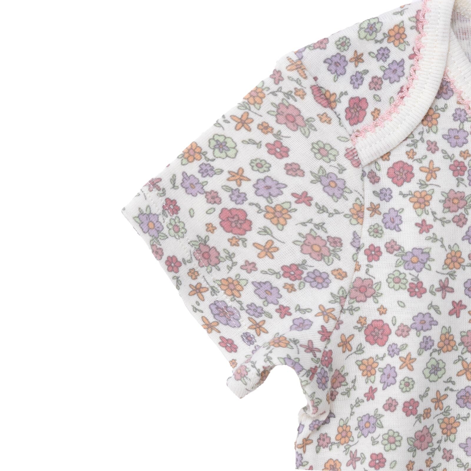 Kız Bebek Kısa Kol Body Zarf Yaka Kısa Kol Ribana Paça Kız Bebek Kısa Kol Body Zarf Yaka Kısa Kol Ribana Paça