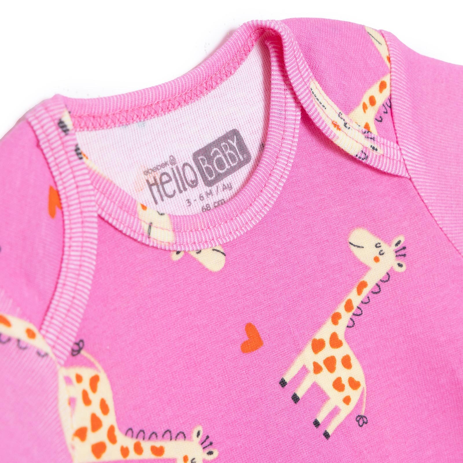 Kız Bebek Kısa Kol Body Zarf Yaka Kısa Kol Kız Bebek Kısa Kol Body Zarf Yaka Kısa Kol