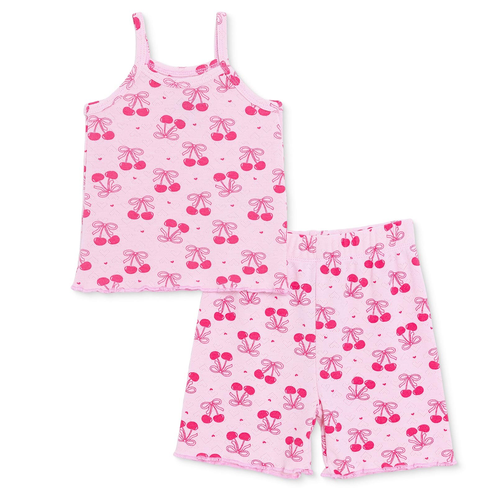 Kız Bebek Kısa Kol Pijama Takımı Bisiklet Yaka Kısa Kol Reçme Paça Kız Bebek Kısa Kol Pijama Takımı Bisiklet Yaka Kısa Kol Reçme Paça