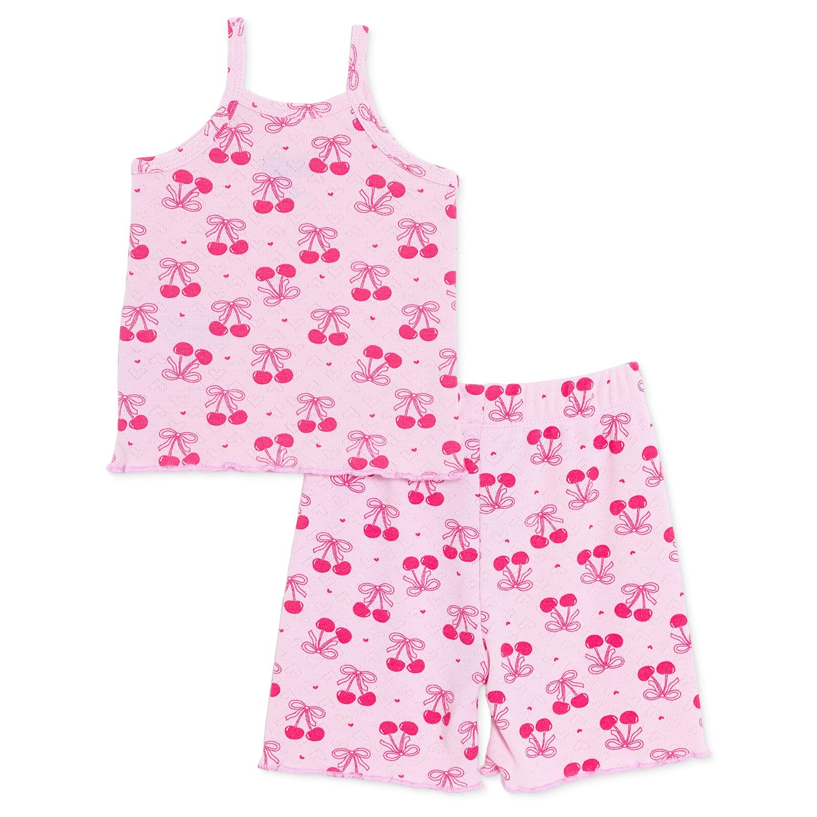 Kız Bebek Kısa Kol Pijama Takımı Bisiklet Yaka Kısa Kol Reçme Paça Kız Bebek Kısa Kol Pijama Takımı Bisiklet Yaka Kısa Kol Reçme Paça