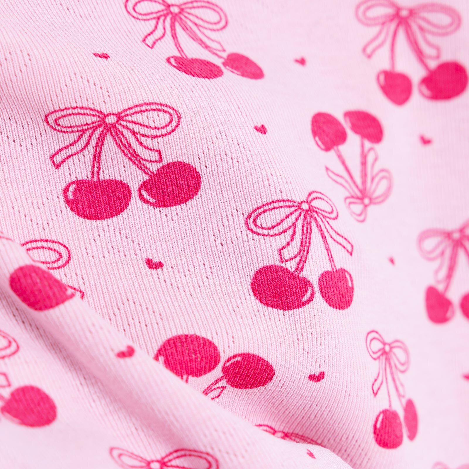 Kız Bebek Kısa Kol Pijama Takımı Bisiklet Yaka Kısa Kol Reçme Paça Kız Bebek Kısa Kol Pijama Takımı Bisiklet Yaka Kısa Kol Reçme Paça