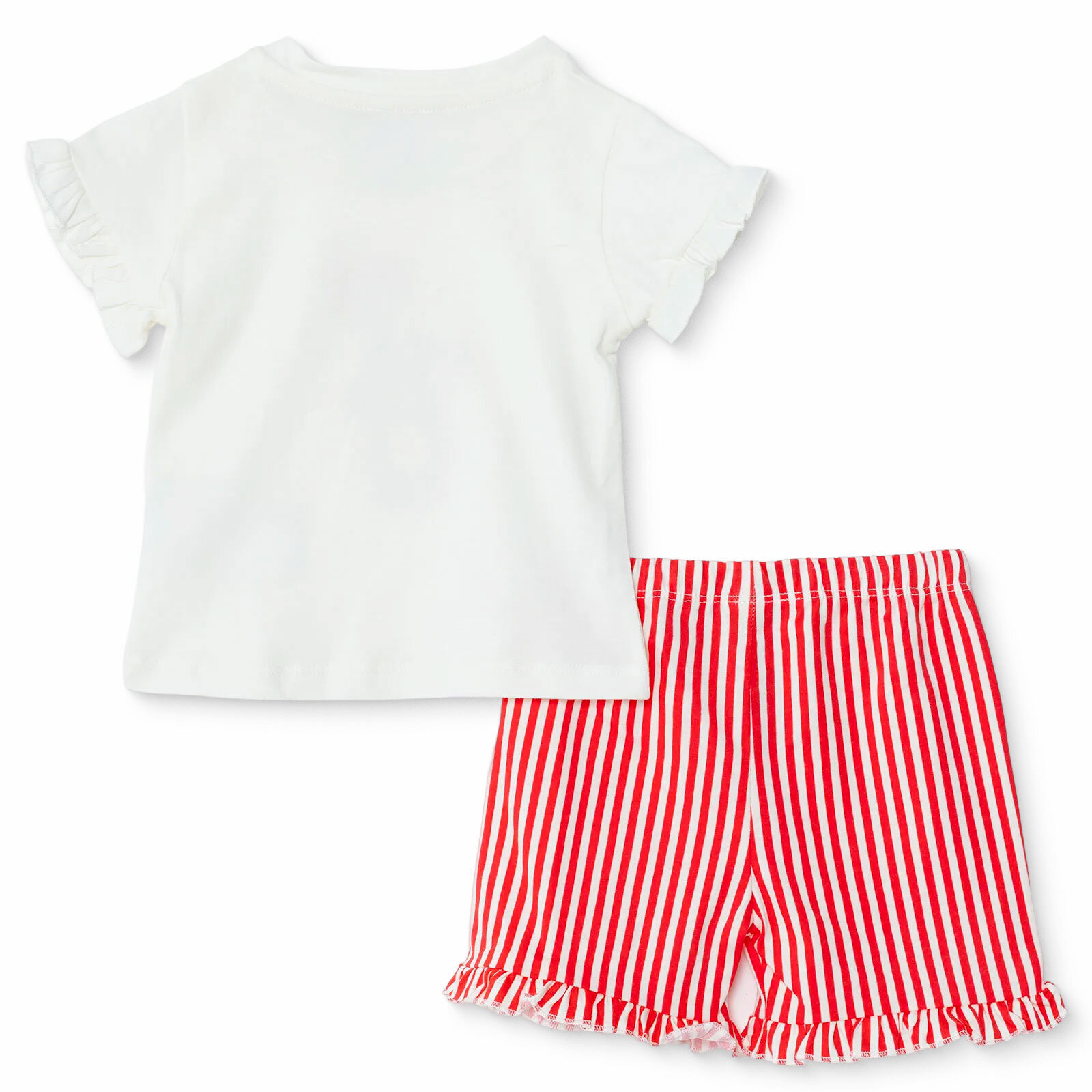 Kız Bebek Kısa Kol Pijama Takımı Bisiklet Yaka Kısa Kol Reçme Paça Kız Bebek Kısa Kol Pijama Takımı Bisiklet Yaka Kısa Kol Reçme Paça