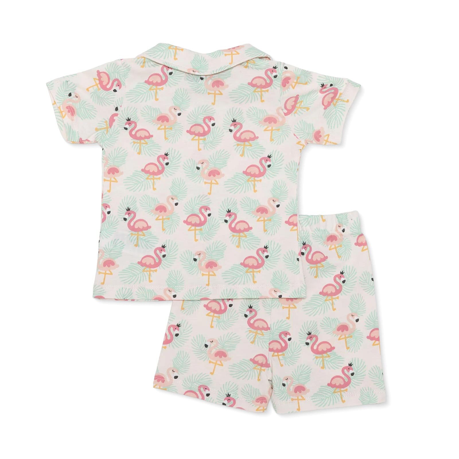 Kız Bebek Kısa Kol Pijama Takımı Süprem Bebe Yaka Kısa Kol Reçme Paça Kız Bebek Kısa Kol Pijama Takımı Süprem Bebe Yaka Kısa Kol Reçme Paça