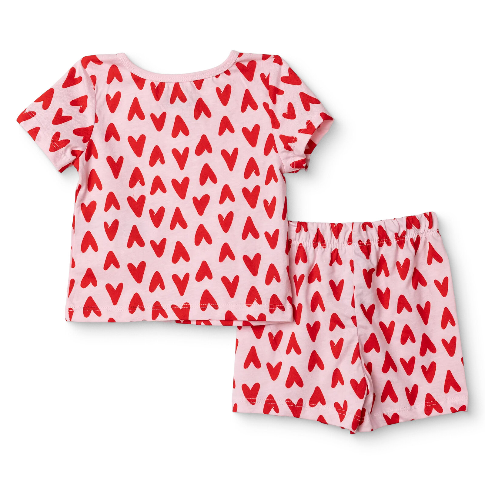 Kız Bebek Kısa Kol Pijama Takımı Süprem Bisiklet Yaka Kısa Kol Reçme Paça Kız Bebek Kısa Kol Pijama Takımı Süprem Bisiklet Yaka Kısa Kol Reçme Paça