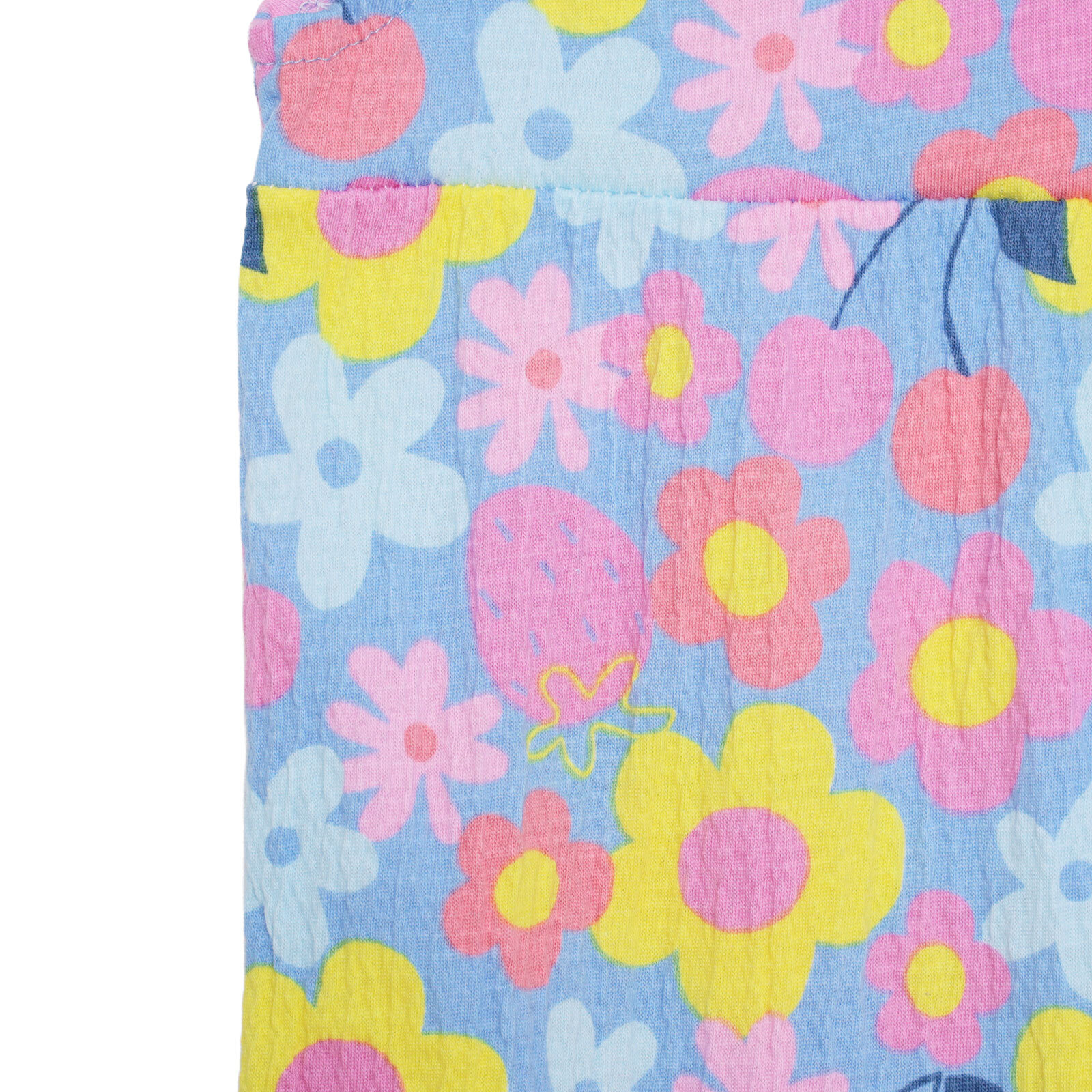 Kız Bebek Kısa Tulum Bisiklet Yaka Kısa Kol Lastikli Paça Kız Bebek Kısa Tulum Bisiklet Yaka Kısa Kol Lastikli Paça