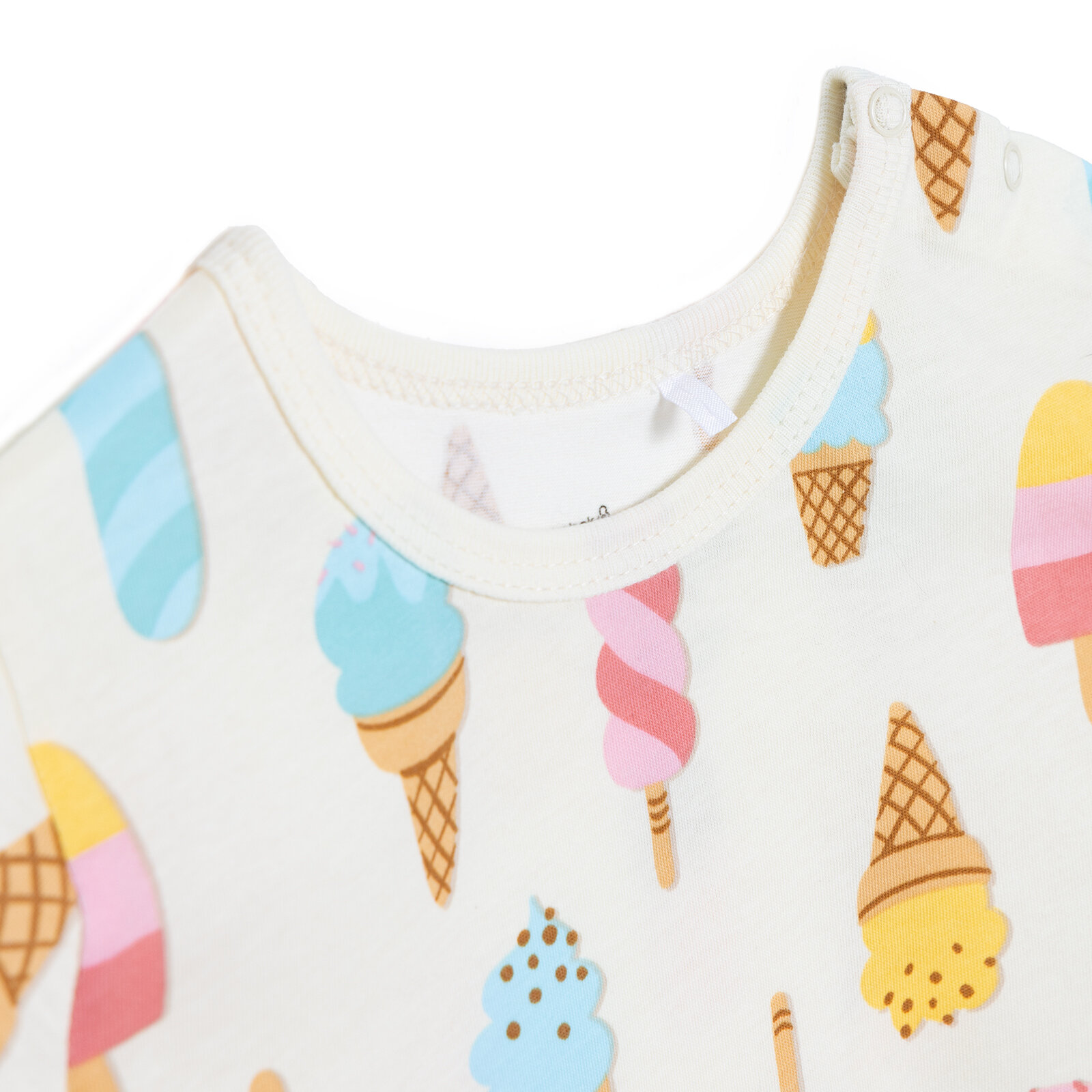 Kız Bebek Kısa Tulum Fırfırlı Yaka Kısa Kol Reçme Paça