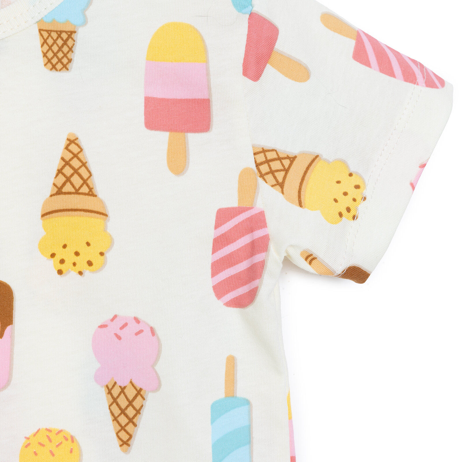 Kız Bebek Kısa Tulum Fırfırlı Yaka Kısa Kol Reçme Paça