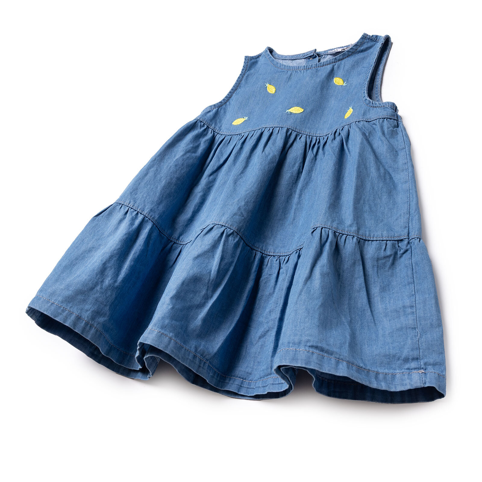 Kız Bebek Lemonade Elbise Bisiklet Yaka Atlet Kol Reçme Paça