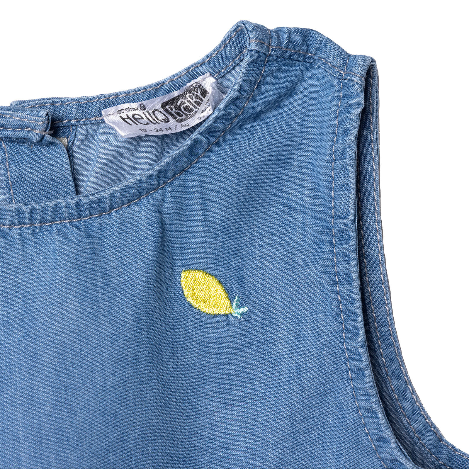 Kız Bebek Lemonade Elbise Bisiklet Yaka Atlet Kol Reçme Paça